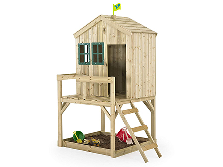 casita para juegos de madera