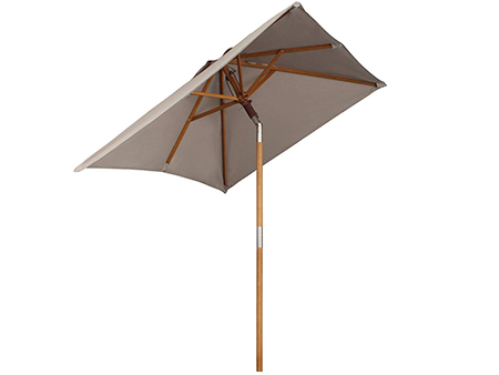 parasol de madera para jardin