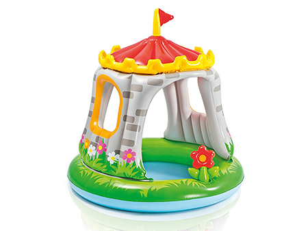 piscina hinchable con castillo