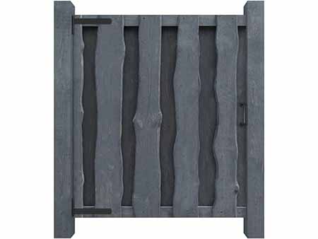 Puerta Madera Jardin Rústico