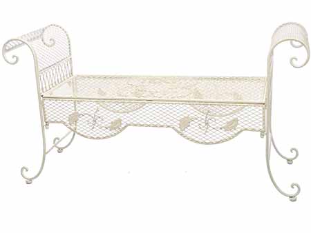 banco estilo clasico de hierro